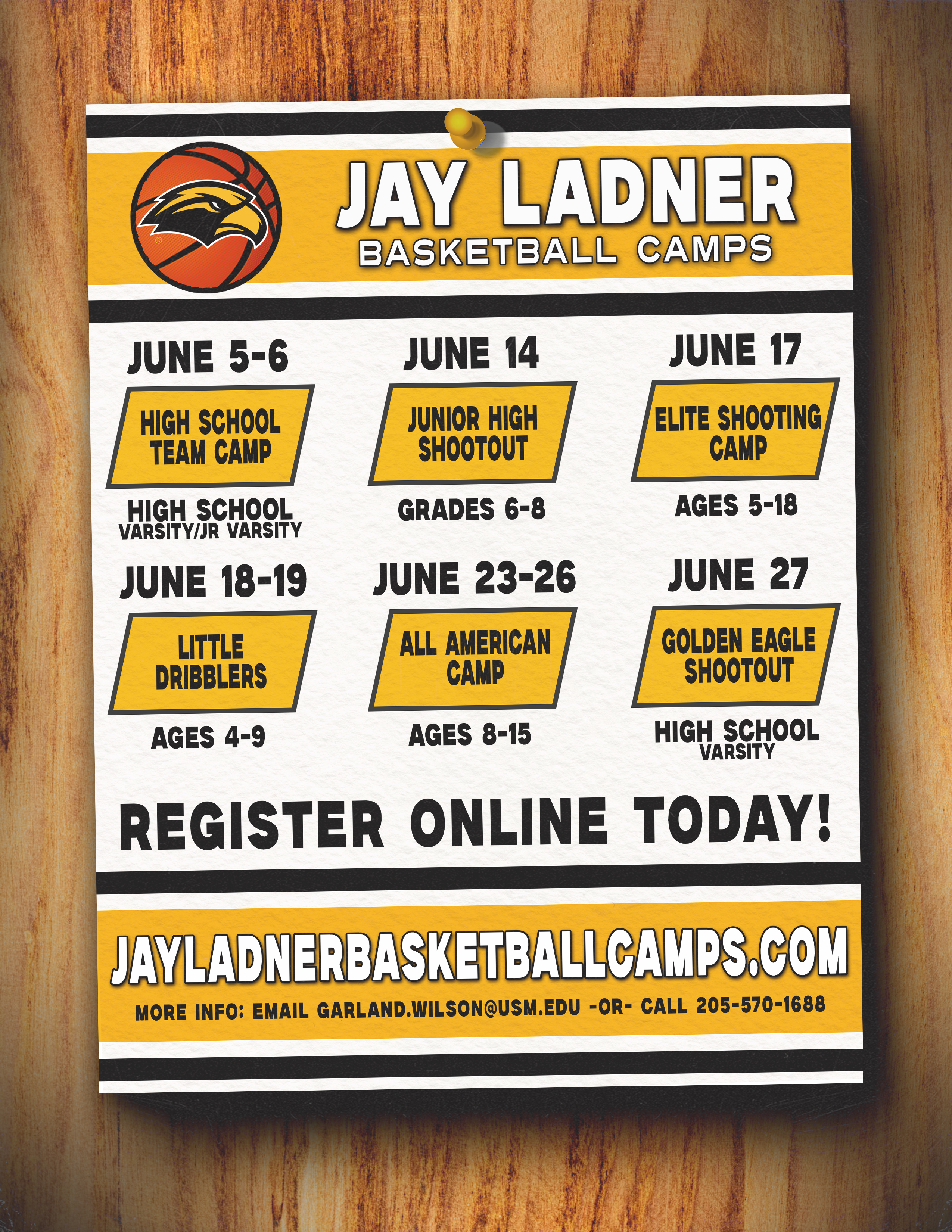 2025 Jay Ladner Basketball Camps