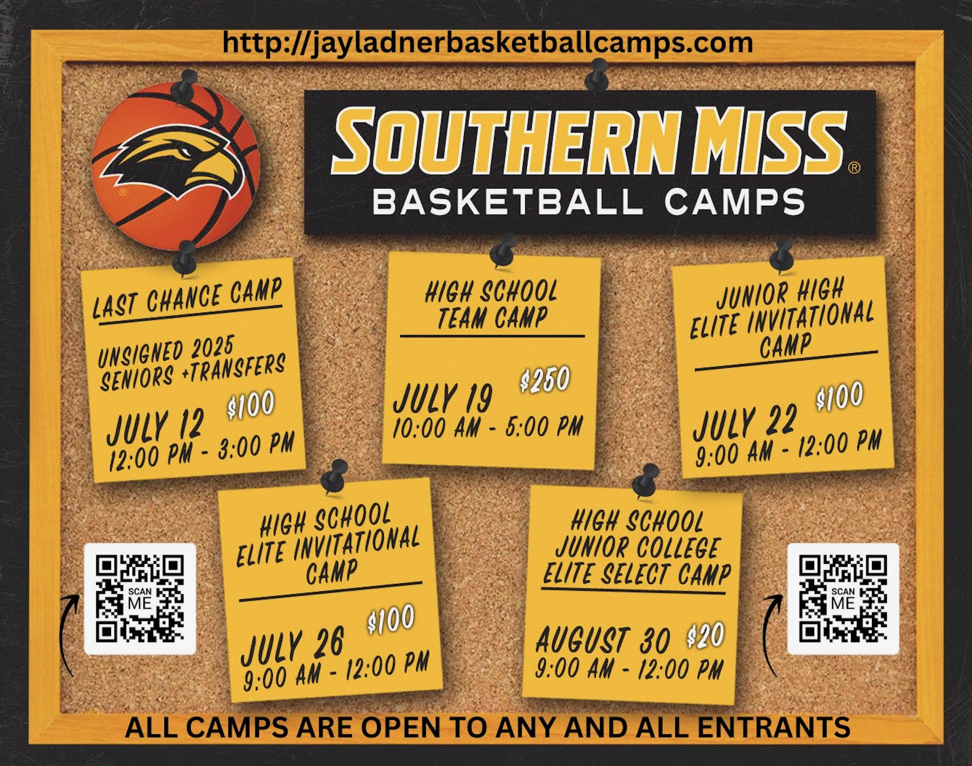 USM Basketball Camp