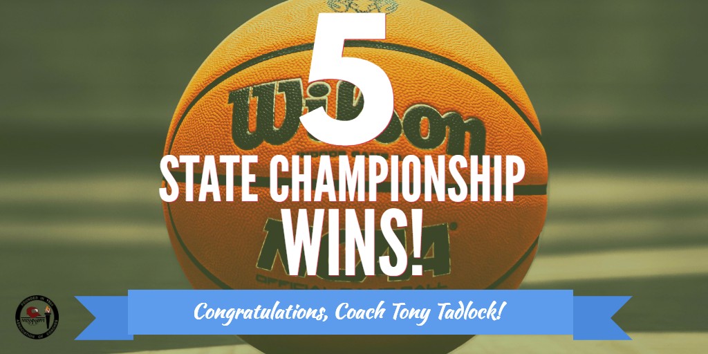 Congratulations Coach Tony Tadlock!