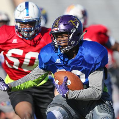 2017 MS/AL All-Star Football Practice